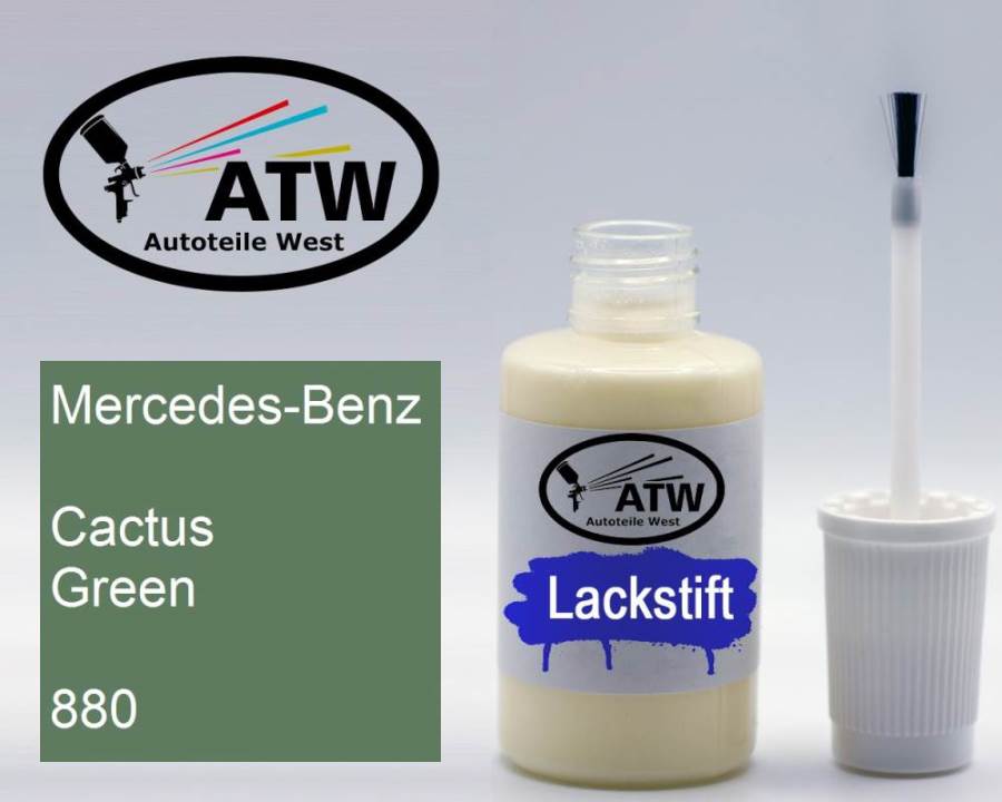 Mercedes-Benz, Cactus Green, 880: 20ml Lackstift, von ATW Autoteile West.